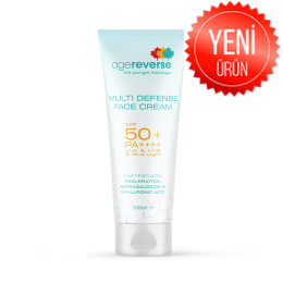 Agereverse Multi Defense Face Cream SPF50+/PA++++ UVA-UVB-Blue Light Protection  100 ml