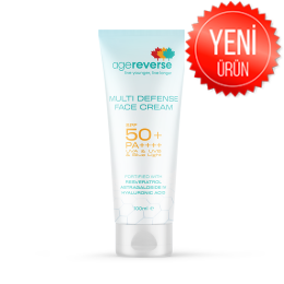 AGEREVERSE MULTI DEFENSE FACE CREAM SPF50+/PA++++ UVA-UVB-BLUE LIGHT PROTECTION  100 ml