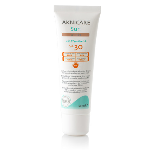 Aknicare Sun Teintee Dore SPF30, 50 ml (Synchroline)